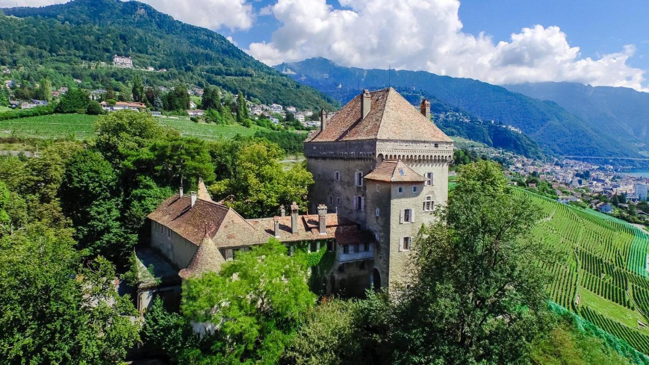 A Castle Spirit Apartment In Chateau Du Chatelard Clarens Exterior photo